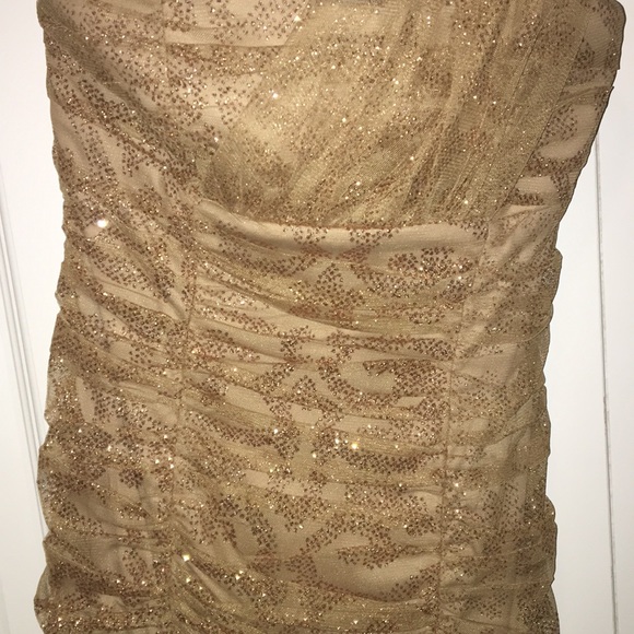 sparkly gold dress - Picture 4 of 4